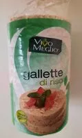 Mängden socker i gallette di riso