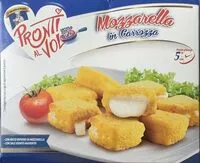 Mängden socker i mozzarella in carrozza