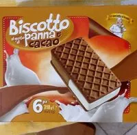 Mängden socker i Biscotto panna e cacao