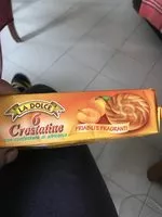 Mängden socker i Crostatine con confettura di albicocca