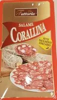 Mängden socker i salame corallina