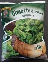 Mängden socker i Cimette di rapa surgelate