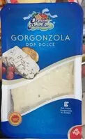 Mängden socker i Gorgonzola DOP dolce
