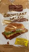 Mängden socker i Croissants salati con cereali