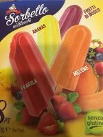 Mängden socker i Sorbetto su Stecchi