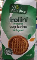 Mängden socker i Frollini integrali con farine di legumi