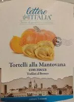 Mängden socker i Tortelloni alla mantovana con zucca