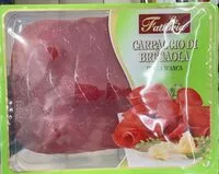 Mängden socker i Carpaccio di bresaola