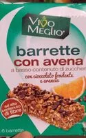 Mängden socker i Barrette con avena cioccolato fondente e arancia