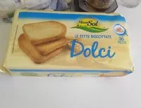Mängden socker i Le fette biscottate dolci