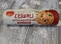 Mängden socker i Biscotti ai cereali con cioccolato extra dark