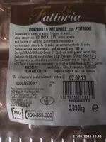 Mängden socker i Mortadella nazionale con pistacchi