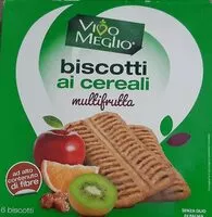 Mängden socker i Biscotti ai cereali - multifrutta