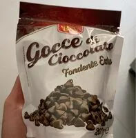 Mängden socker i Goccie di cioccolato