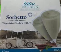 Mängden socker i Sorbetto alla "Liquirizia di Calabria D.O.P."