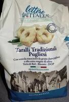 Mängden socker i Taralli Tradizionali Pugliesi