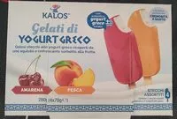 Mängden socker i Gelati di yogurt greco