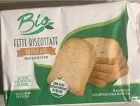 Mängden socker i Fette biscottate integrali