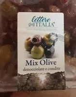 Mängden socker i Mix Olive denocciolare e condite