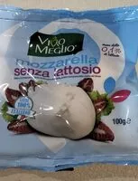 Mängden socker i Mozzarella senza lattosio
