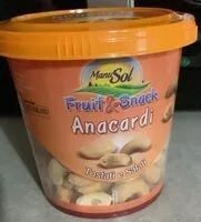 Mängden socker i Anacardi tostai e salati