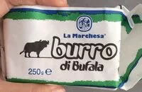 Mängden socker i Burro di bufala