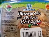 Mängden socker i Mozzarella di bufala