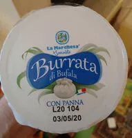 Mängden socker i Burrata di Bufala