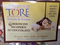 Mängden socker i Torroncini ricoperti di cioccolato
