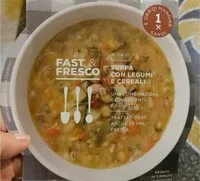 Mängden socker i Zuppa con legumi e cereali n.4
