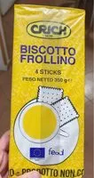 Mängden socker i Biscotto frollino