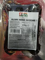 Mängden socker i olive nere secche