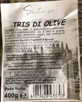Mängden socker i Tris di olive