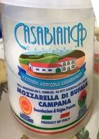 Mängden socker i Mozzarella di bufala campana