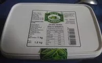 Mängden socker i OLIVE VERDI DOLCI GIGANTI