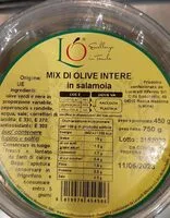 Mängden socker i Mix di olive intere in salamoia