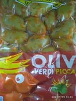 Mängden socker i Olive verdi piccanti