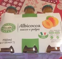 Mängden socker i Succo e polpa di albicocca