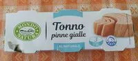 Mängden socker i Tonno pinne gialle al naturale
