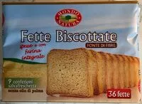 Mängden socker i Fette Biscottate