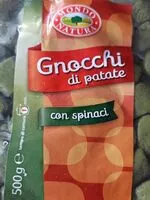Mängden socker i Gnocchi di patate con spinaci