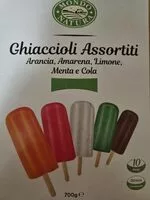 Mängden socker i Ghiaccioli Assortiti