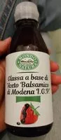 Mängden socker i Glassa a base di "aceto balsamico di Modena"