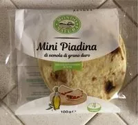 Mängden socker i Mini piadine di semola di grano duro