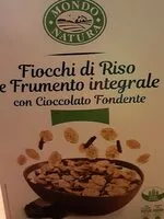 Mängden socker i Fiocchi di riso e frumento integrale con cioccolato fondente