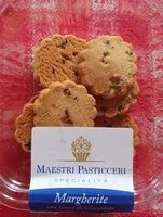 Mängden socker i Margherite con gocce di cioccolato