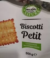 Mängden socker i Biscotti Petit