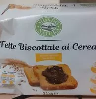 Mängden socker i Fette biscottate ai cereali