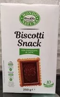 Mängden socker i Biscotti Snack con cioccolato al latte