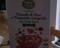 Mängden socker i Fiocchi di riso e frumento con frutti rossi